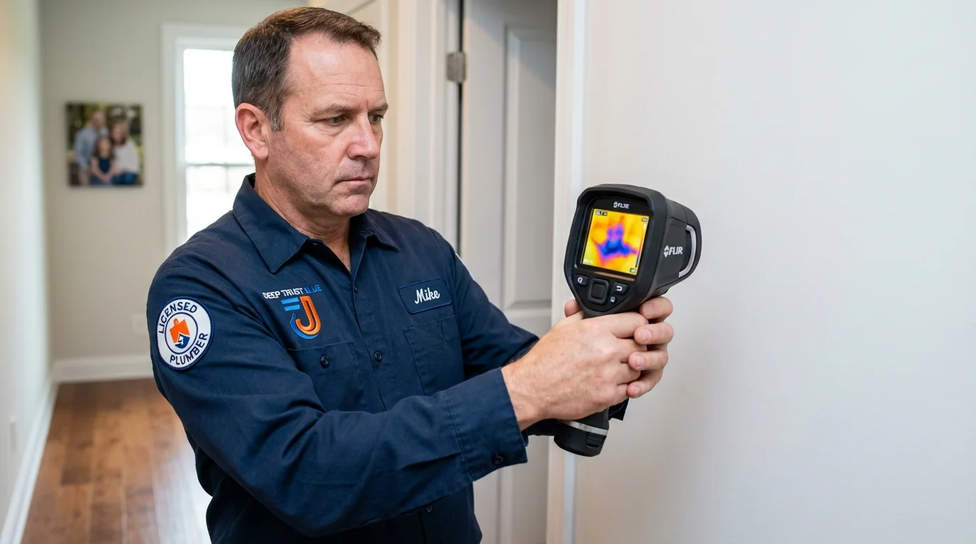 Thermal imaging leak detection by Johns Plumbing LLC in Milwaukee